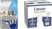 Optimum Adult Light & Healthy Chicken Dry Dog Food 13Kg, One Size and Catsan Ultra Litter 15Kg