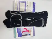 2 PAIRS SIGVARIS Motion High Tech 412 Knee-High Compression Socks 20-30mmHg LL