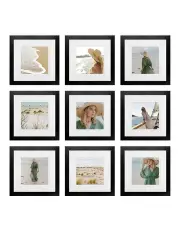 [Profile Australia] Wall Gallery Set Deluxe Set G 9 Frames in Black