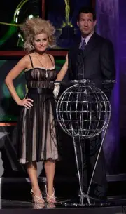 Actor James Denton Carmen Electra speak onstage 2005 World Music A- Old Photo 1