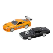 Jada 1:32 Scale Fast & Furious Dodge Charger R/T & Toyota Supra Diecast Model Car