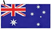 ODAWA Quick Dry Bath Towel Australia Flag Beach Towel Absorbent Lightweight Large Towels Blanket for Travel 63 x 30 Inch