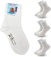 [LEON D'ORO] Children's Cotton Socks, 3/6 Pairs of Socks, Children's Cotton Lightweight Summer Socks, Made in Italy