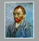 Vincent Van Gogh Self Portrait Die Cut Glossy Fridge Magnet
