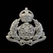 Derbyshire Yeomanry Cap Badge Hallmarked Silver