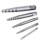 Broken Screw/Shaft Extractor Set - Five Piece Set