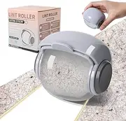 Lint Roller, Reusable, Mini Lint Roller Ball for On the Go, Portable and Washable Gel Lint Roller, Pet Hair Remover, Clothing, Ideal for Dog Hair, Cat Hair and Lint, HM001-GY
