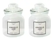 24x Round Glass Jars 630ML Apothecary Candle Wedding Decor Candy Spice Storage