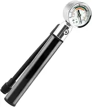Sports Ball Pump,Tire Pressure Gauge Aluminum Alloy Bicycles Tire Pump Bikes Pump - High Pressure Inflator Pump, Portable Bikes Air Pump for Road Bikes