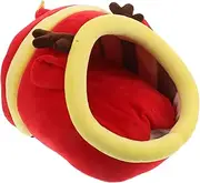 VILLFUL Small Animal Nest Comfortable Fabric Hamster Bed for Ferrets Sugar Gliders Rabbits Washable Winter Hut with Stylish Design Durable Construction for Cozy Sleeping