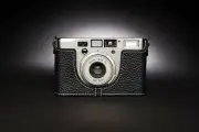 Genuine Real Leather Half Camera Case Bag Cover for Contax Tix Film Camera