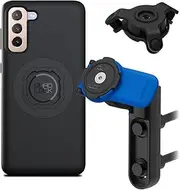 Quad Lock Brake/Clutch Motorcycle Phone Mount with Vibration Dampener and MAG Phone Case for Galaxy S21+