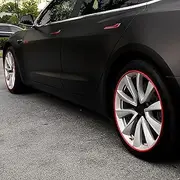 Rim protector Wheel Rim Protector Rim Protector Red Rim Protectors for Alloy Wheels, 16/17/18/19/20In, 4PCS Automotive Rims Guard Protection Trim, for Most Car Models 0810(Color:A,Size:19 inches)(20 i