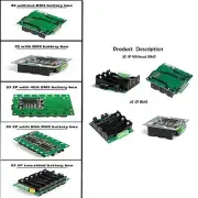 12.6V 3S 18650 Battery Power Pack Case 40A/80A BMS Protection Board DIY Box AUS