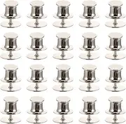 [SEWOART] 50 Pack Flat Pins Back Copper Material Nickel Base Safety Smooth Surface for Diy Craft Projects