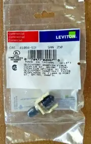 41084-SIF Leviton ST Thread-Lock QuickPort Fiber Optic Adapter Ivory