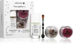 Nailmatic Pure set with glitter 3 pieces Medium red Glitter glitter for face and body 3 g + Small Silver Glitter glitter for face and body 2.5 g + pee