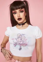 [Sugar Thrillz] Fabulous Glee Crop Top