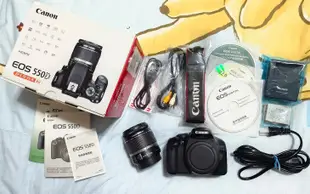 二手 公司貨 Canon EOS 550D 數位單眼相機 EF-S 18-55mm IS Kit鏡頭