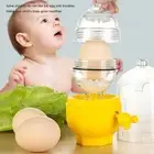 Portable Egg Scrambler Shaker Whisk Manual Puller Hand Powered Golden Egg Maker