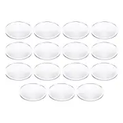 Diameter 68mm Flat Convex Lens, 3 Pcs Height 10mm Acrylic Optical Lens