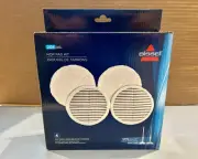 4 Bissell SPINWAVE Mop Pad Replacements Model 2124 Fits Series 2039, 2307, 2315