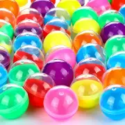 Sosation 150 Pcs Gumball Vending Machine Capsules Empty round Capsules Plastic C