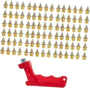 [HANABASS] 1 Set Golf Spikes Running Shoes Spike Shoes Replacement Spikes Short Shoes Nails Shoes Nail with Wrench Sprint Sports Shoes Nail Sprinting Shoes Spike Track Spikes Golf Shoes Steel