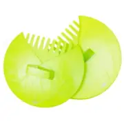 (2-Pack) Leaf Scoops Hand Rakes for Lawn and Garden Cleanup, 1-Pair, 14 x 12 in.