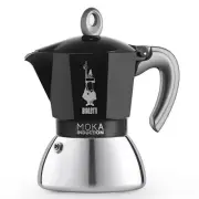 BIALETTI Moka Induction 4 Cup Espresso Coffee Maker Black