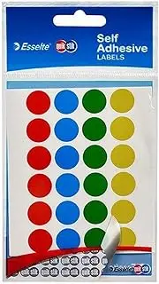 Quikstik Labels Hangsell Circle 14Mm Assorted 112 Labels