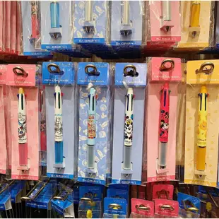 日本 迪士尼樂園 百樂 米奇 米妮 維尼 小熊維尼 玩具總動員 胡迪 三眼怪 筆 原子筆 自動筆 自動鉛筆 多色筆