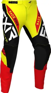 FXR Pro-Stretch Helium MX Gear Youth Motocross Pants, black-red-yellow, Size 26 Black Red Yellow