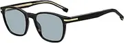 [HUGO BOSS] Men's BOSS 1505/S Sunglasses, Black, 52 mm