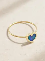 [Jennifer Meyer] Jennifer Meyer - Extra Small Heart 18-karat Gold Opal Ring - 8 8 Gold