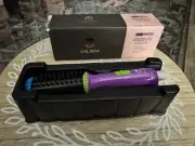 Calista GoGo Mini 2.0 Round Brush Hair Styling Tool 1" Peacock Purple W/ Bag