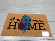 WELCOME HOME NEW JERSEY STATE OUTDOOR MAT BY TRAFFIC MASTER 18" X 30"