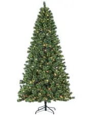 Sterling Tree Company 9 Foot Cashmere Pine Tree With 1266 Tips And 1100 Ul Incandescent Lights