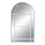 [Florabelle Living] Milo Medium Iron Arched Mirror White