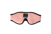 Sleeping Headphones, 3D Bluetooth Sleeping Mask, Washable Sleeping Headphones with Ultrathin Stereo Speaker Microphone, Handsfree, for Insomnia(Pink)