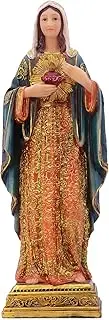 Virgin Mary Statue Sacred Heart Figure Resin Sculpture 11.25 inch Savior Figurine Catholic Religious Gift Home Chapel Decoration