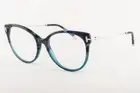 Tom Ford 5770 056 Blue Tortoise Silver / Blue Block Eyeglasses TF5770 056 54mm