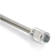 Extendable Curtain Rod & Crystal Finial Set 160~300cm