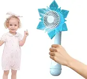 Bubble Wand, Children Bubble Blower with Fan, Battery Powered Handheld Wand, Cooling Blower, Portable Blasting Game for Kids Aged 3 and Up, Party Favors