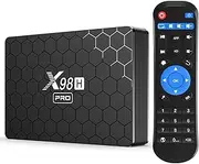 Android 12.0 TV Box, LEFFOT X98H Pro 4K Ultra HD Android Box, 4GB RAM + 32GB ROM, Smart TV Box with HDR10+, 2.4G & 5G WiFi 6, 1000M Ethernet, BT 5.0, HDMI in, Allwinner H618 Quad Core ARM Cortex A53