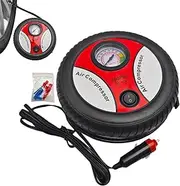 Portable Air Pump for Car Tires,Car Tire Pump | Electric Tire Pump Multifunctional 12V Inflator with Pointer Pressure Gauge Portable for Car Tires