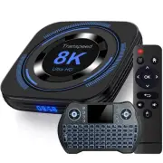 Android TV Box 12.0 4GB RAM 32GB ROM Support 8K 6K Dual-WiFi 2.4G 5.8G Androi...