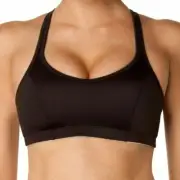 NEW CHAMPION LADIES BLACK SHAPE SPORTS BRA SIZE 10B /32B