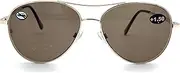 Magnified Reading Sunglasses 6565 GOLD