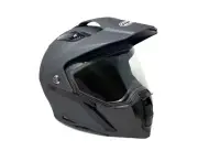 Full Face MMG Helmet. Model Storm. Color: Matte Grey. *DOT APPROVED* - Medium